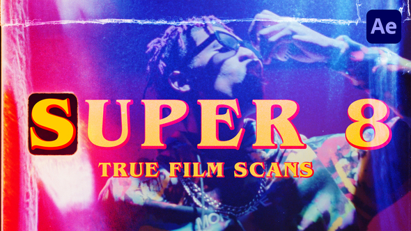 Film Burns Transitions Elements template preview