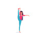 Girl Performing High Kick