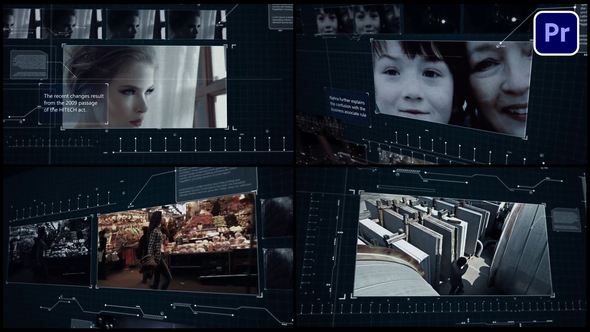 Hi-Tech Impact Premiere Pro template preview