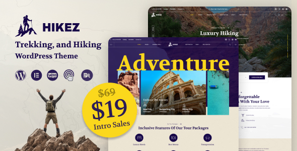 Hikez – Adventure Tours & Travels WordPress Theme