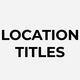 Location Titles 1.0 | AE - VideoHive Item for Sale