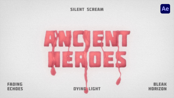 Grunge Typography Titles Titles template preview