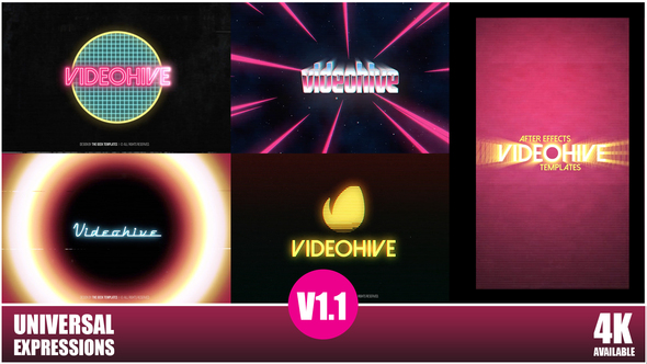 80's Logo Reveal v1.1 Logo Stings template preview