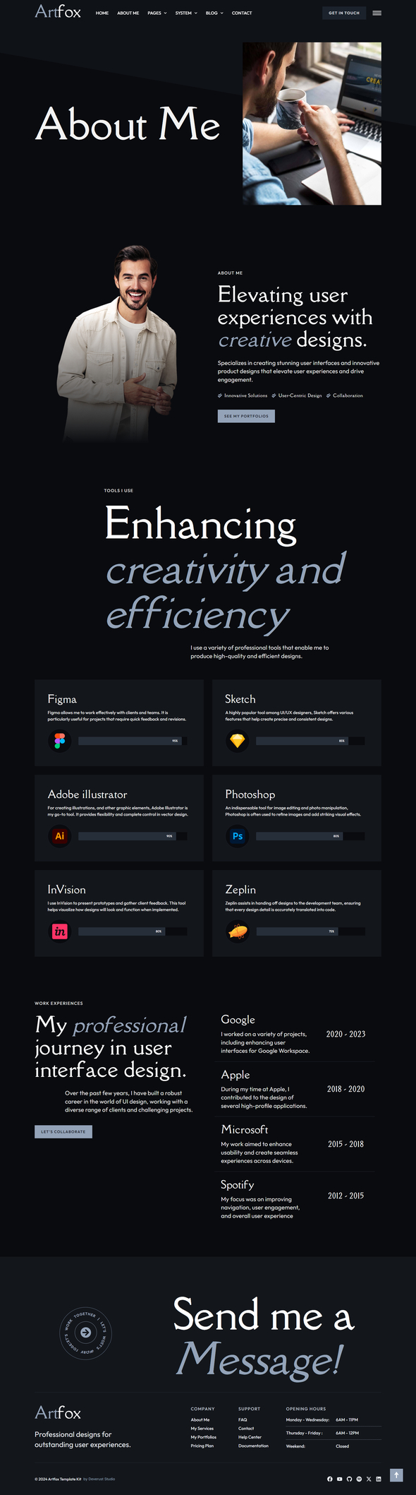 Artfox - Creative Portfolio Elementor Pro Template Kit