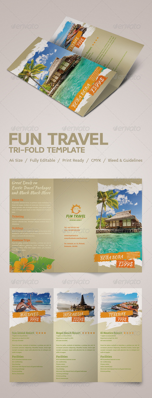 Travel Brochure Photo Album Templates from GraphicRiver