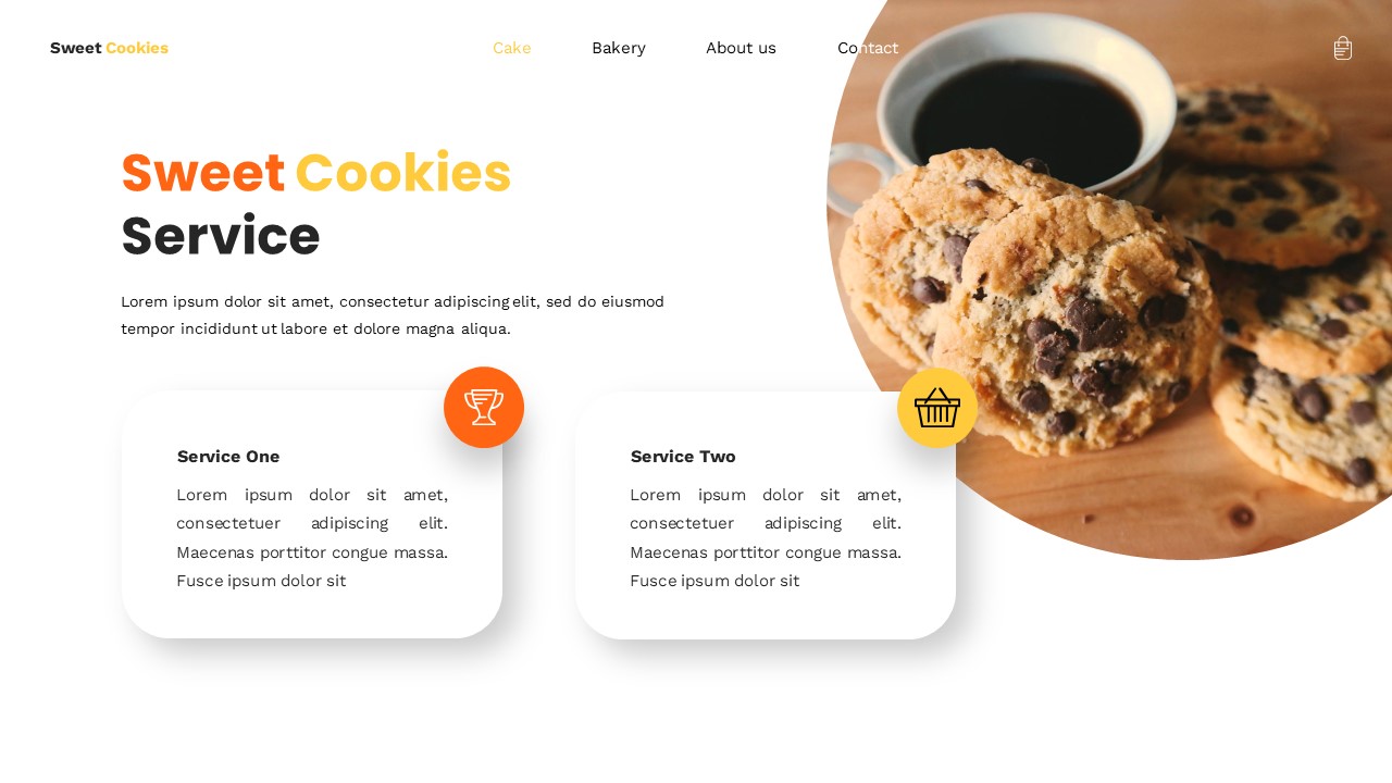 Sweet Cookies - Cookies Powerpoint Templates, Presentation Templates