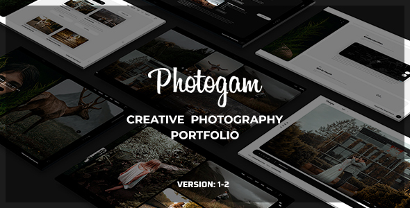 Photogam - Creative Photography Portfolio Template