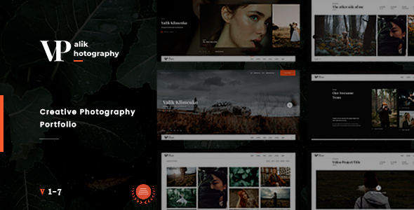 Valik - Creative Responsive  Photography Portfolio