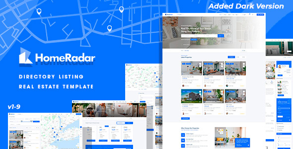 Homeradar - Directory  Listing  Real Estate Template