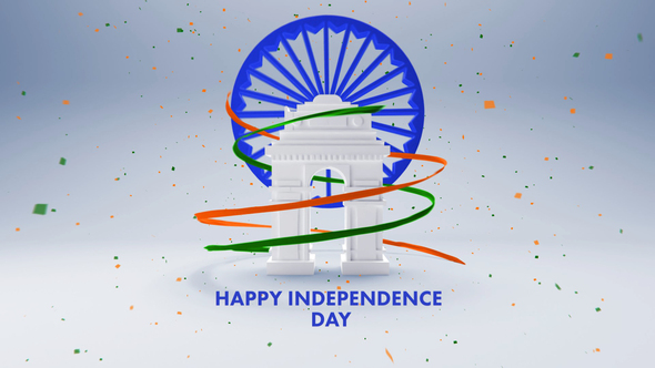 Indian Independence Day Logo Mogrt