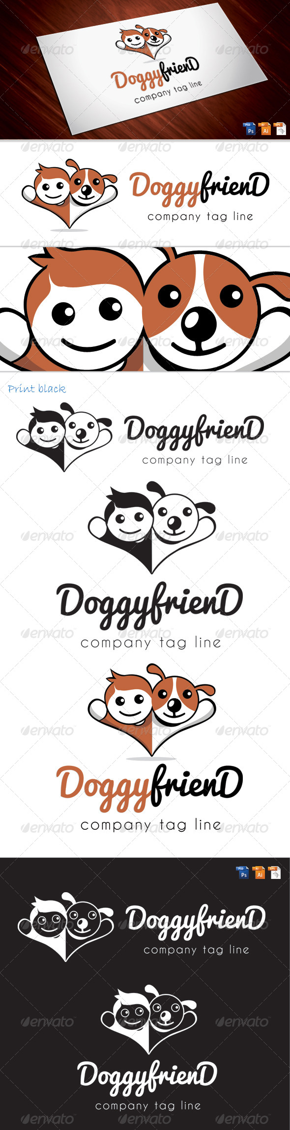 doggyfriend - Animals Logo Templates