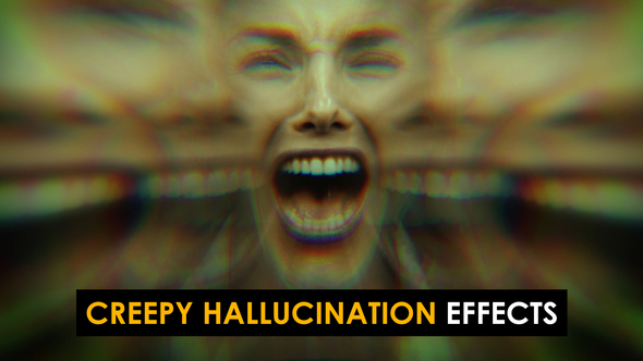Creepy Hallucination Effects Premiere Pro template preview