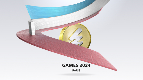 Medal Ribbon Logo Logo Stings template preview