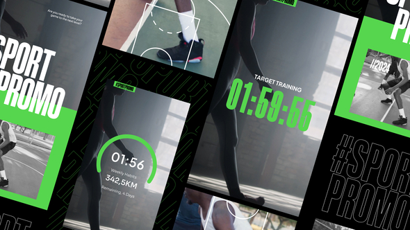 Sport Promo Stories Pack Openers template preview