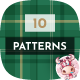 10 Seamless Simple Tartan Patterns
