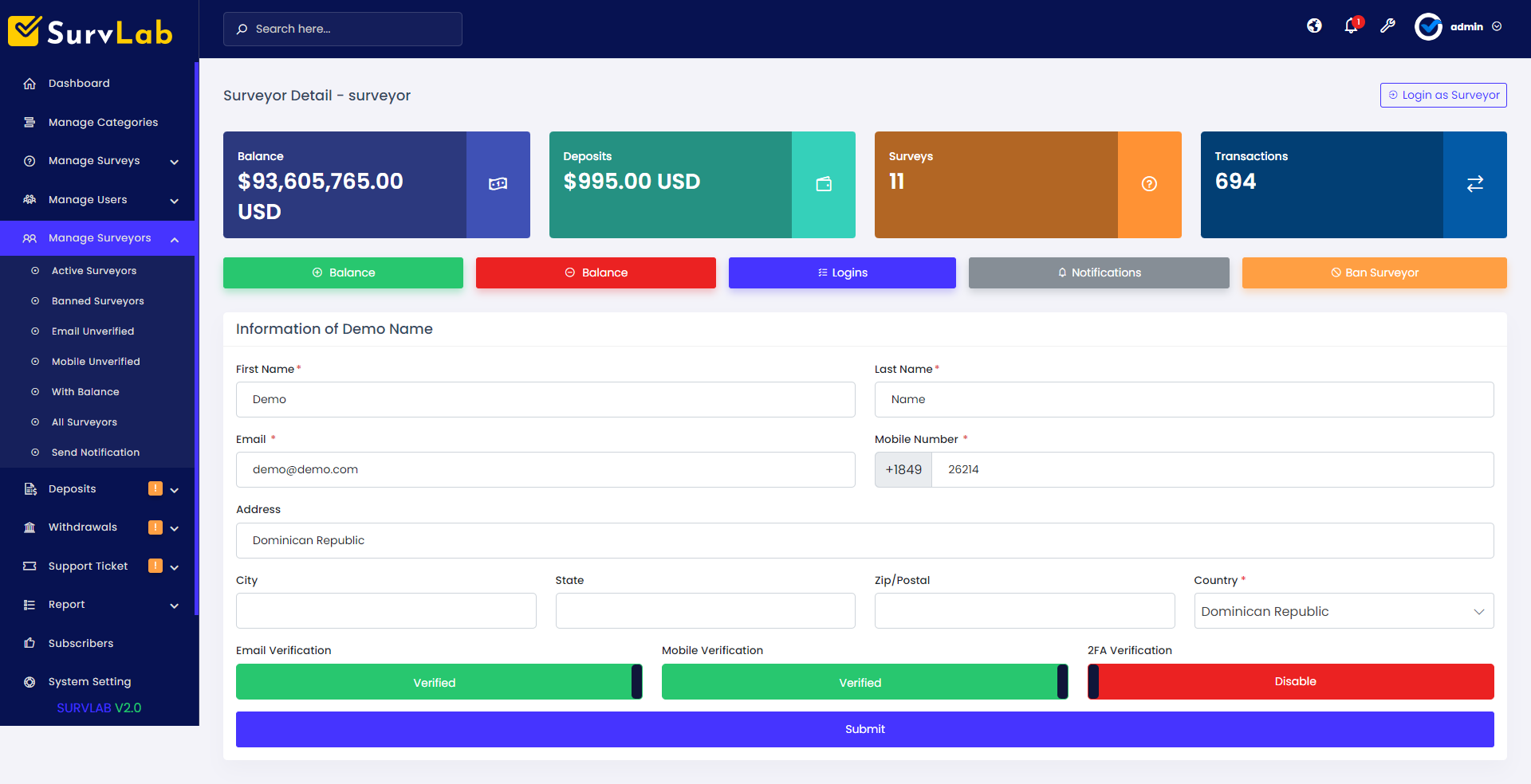 SurvLab - Online Survey Platform by ViserLab | CodeCanyon