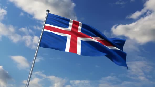 Iceland Flag