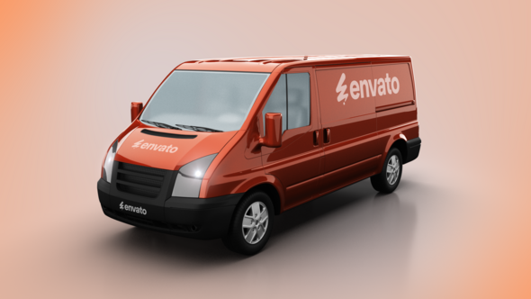 Delivery Car Logo Reveal Logo Stings template preview