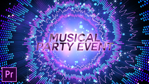 Musical Event Party Opener  - Premiere Pro Premiere Pro template preview