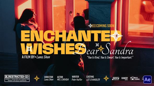 Enchanted Wishes Cinematic Titles Openers template preview