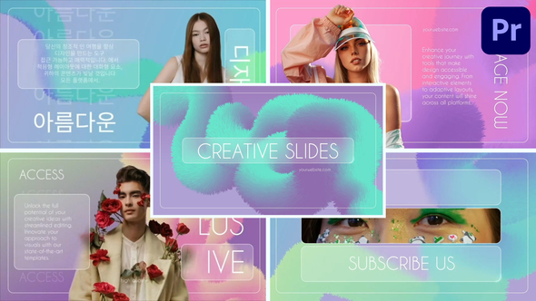 Stylish Fluffy Scenes for Premiere Pro Premiere Pro template preview