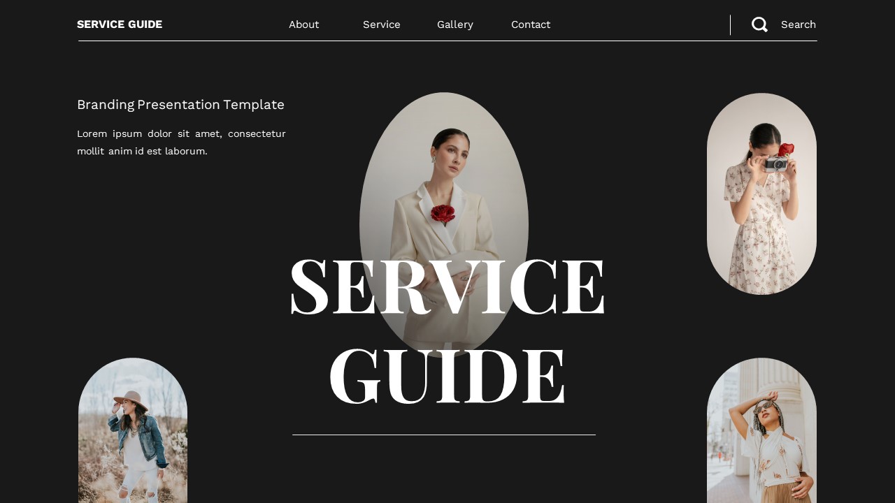 Service Guide - Business Powerpoint Templates, Presentation Templates