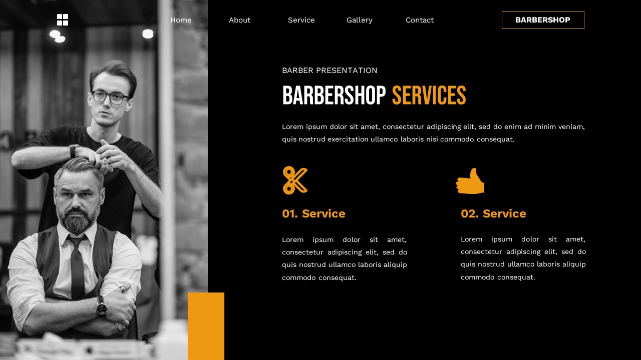 Barbershop - Barber Powerpoint Templates, Presentation Templates ...