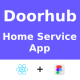 DoorHub ANDROID IOS FIGMA Free UI Kit ReactNative Home Service Provide
