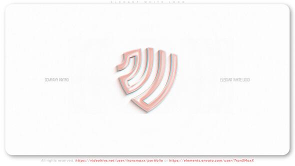 Elegant White Logo Openers template preview