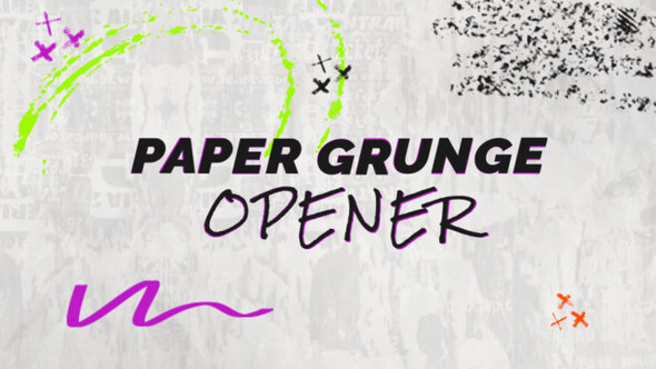 Paper Grunge Opener Openers template preview