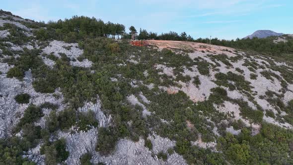 Background Textured Mountains aerial view 4 K alt