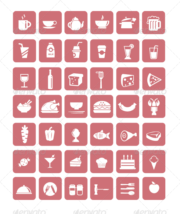 Food Icons - Food Objects