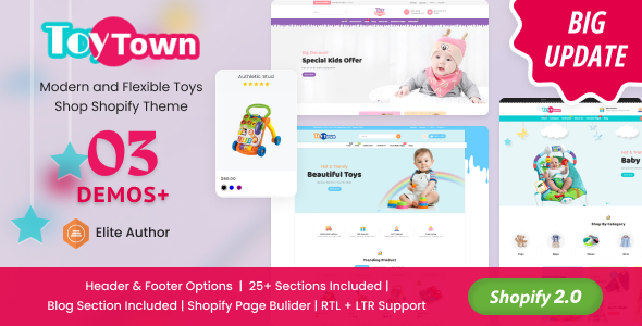 Toytown - Kids Clothing & Toys Shopify Theme