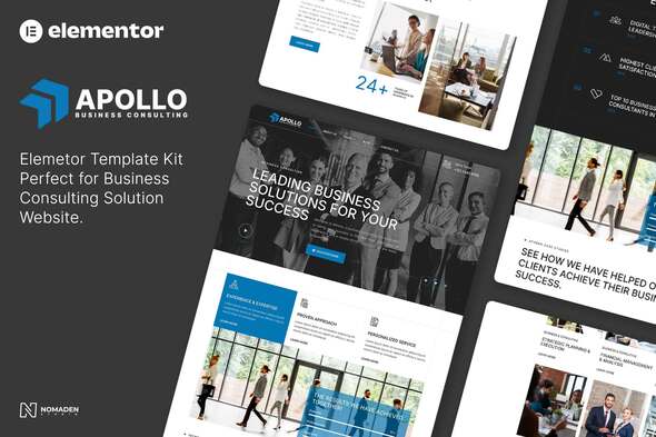 Apollo - Business Consulting Elementor Template Kit