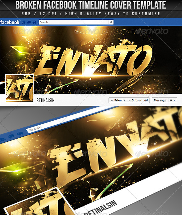 Broken FB Timeline Cover - Facebook Timeline Covers Social Media