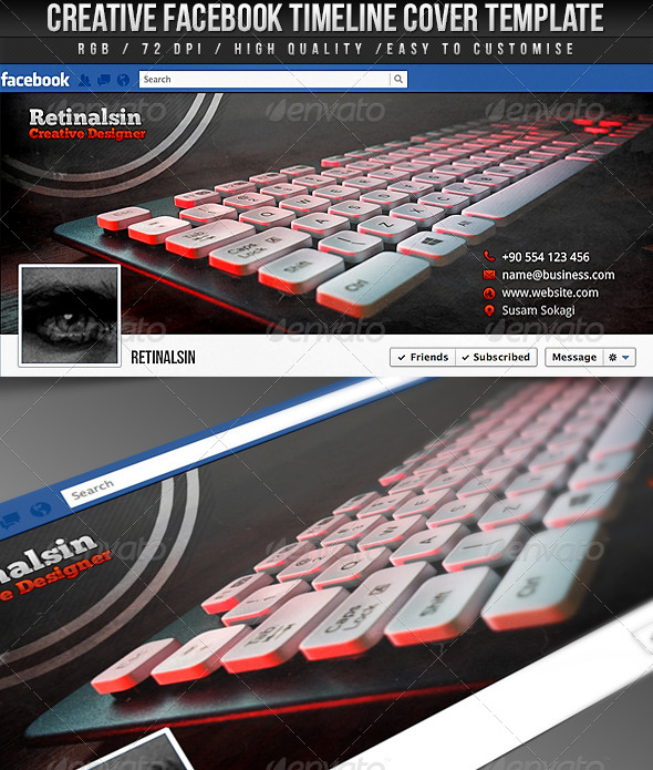 Creative FB Timeline Cover - Facebook Timeline Covers Social Media