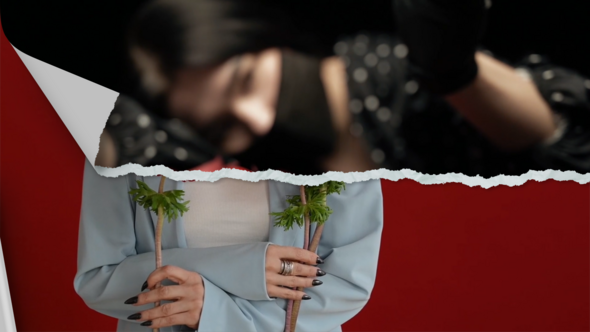 Paper Tear Transitions Elements template preview