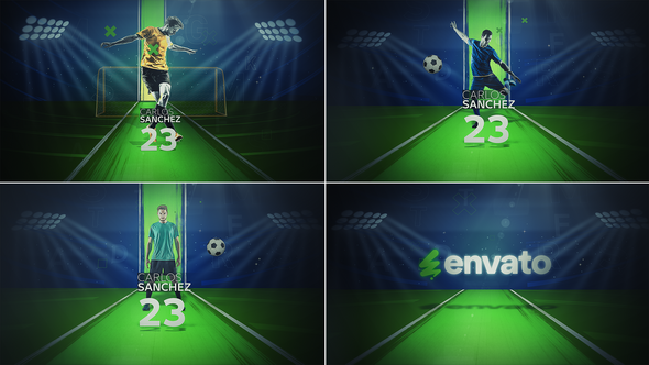 Soccer Players v3 Openers template preview