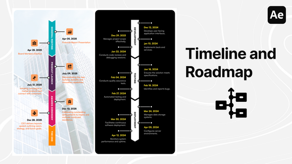 Timeline & Roadmap Infographics Vertical Infographics template preview