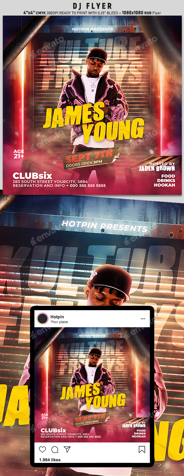 Dj Flyer Template Preview