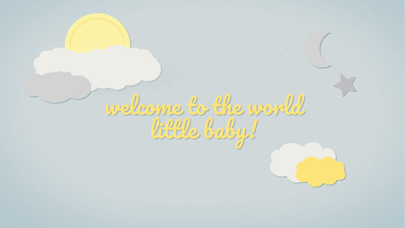 Baby Slideshow Template Video Displays template preview