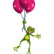 Frog and Balloons, Vectors | GraphicRiver