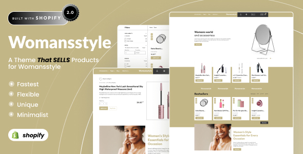 Womansstyle – Clothing and Fashion Shopify 2.0 Theme