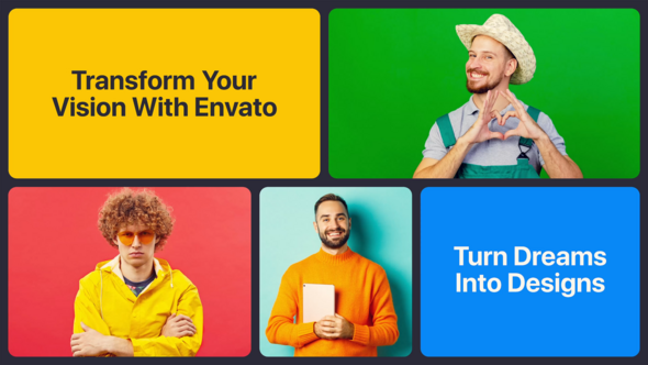 Colorwave Multiscreen Slideshow Openers template preview
