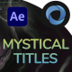 Mystical Titles l Cinematic Titles - VideoHive Item for Sale