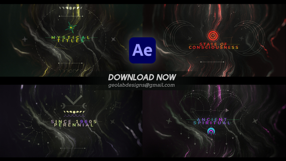 Mystical Titles l Cinematic Titles Titles template preview