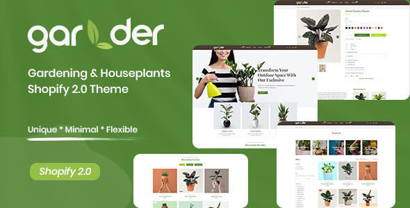 Garder – Gardening & Houseplants Shopify 2.0 Theme