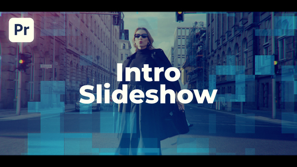 Intro Slideshow Premiere Pro template preview