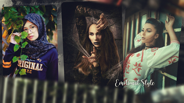 Romantic Slideshow Video Displays template preview