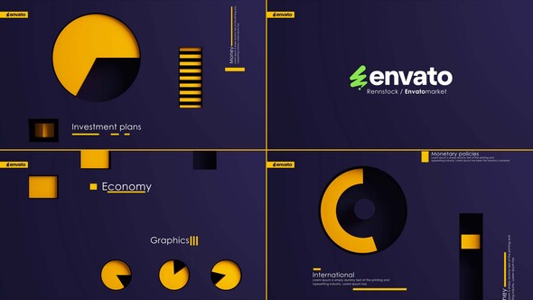 Economy Logo Logo Stings template preview